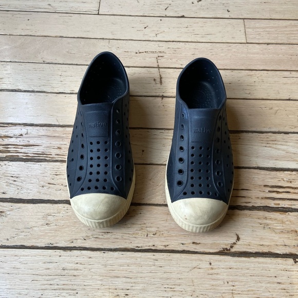 Navy Native Brand Slip-On Shoes - Picture 1 of 6